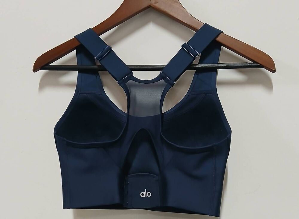 Alo yoga womens size 34D sports bra navy blue